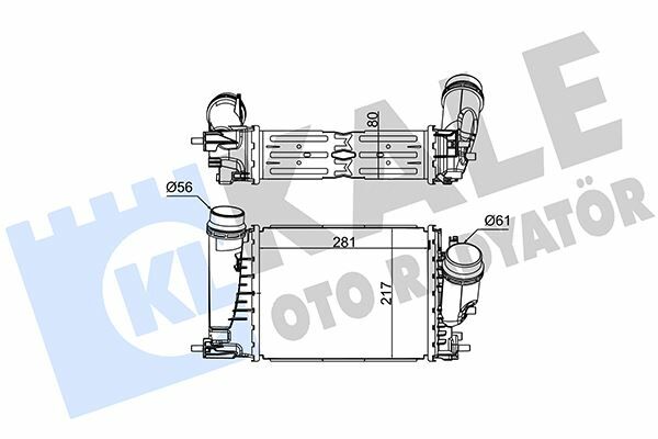 İNTERCOOLER ESPACE V-MEGANE IV-SCENIC IV-TALISMAN 1.6DCI-1.6TCE 15