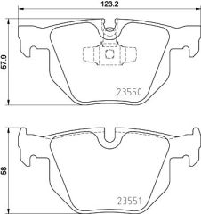 ARKA BALATA BMW E90 E91 05 09 E92 06 10 E93 07 10 E84 X1 09
