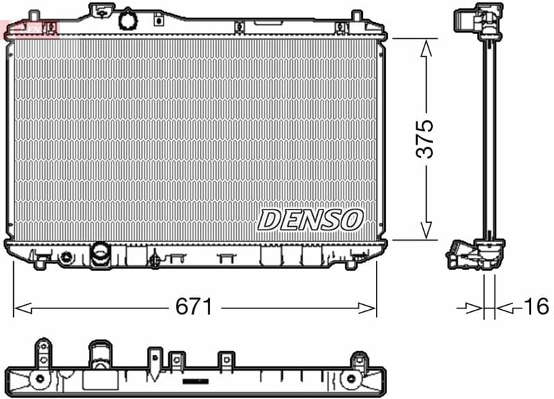 RADİATOR. ENGİNE COOLİNG HONDA CIVIC IX 11-