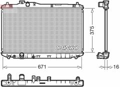 RADİATOR. ENGİNE COOLİNG HONDA CIVIC IX 11-