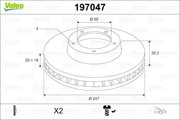 ÖN FREN AYNASI P107 1.0-1.4HDI 06/05 C1 1.0 1.4HDİ 05 TOYOTA AYGO 1.0 1.4HDİ 05 247x20x4DLxHAVALI