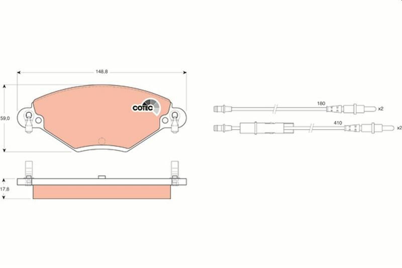 ÖN FREN BALATASI CITROEN C5 01 08 4 FİŞLİ