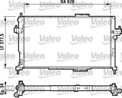 SU RADYATÖR CORSA C-COMBO C 1.7 Y17DT-Y17DTL AC KLİMASIZ MEK 540x375x26
