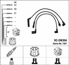 BUJİ KABLO TAKIMI DAEWOO MATIZ 98 TICO 96-00