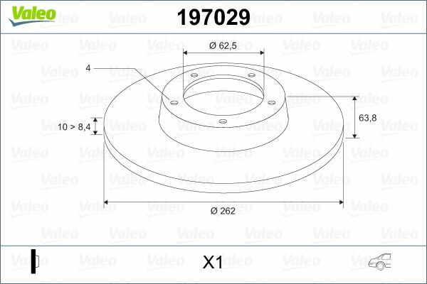 ARKA FREN DİSKİ DOLU TİP HYUNDAI ACCENT ERA 1.6L 06-10 / İ20 1.2L 1.4L 1.6L 06-10 / GETZ 1.5L D3EA CRDİ 02-05 / KIA RIO 1.4L 1.5L 1.6L 05- DOLU TİP - 262 ÇAP X 4 BİJON Takım disk fiyatıdır