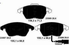ÖN BALATA FİŞLİ CADDY III 04 GOLF IV V VI 97 JETTA PASSAT 05 POLO 09 OCTAVIA 04