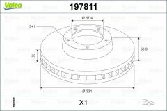 ÖN FREN AYNASI INSIGNIA A 08 SAAB 9-5 YS3G 10 17 JANT 321x30x5DLxHAVALI 13502214-569422