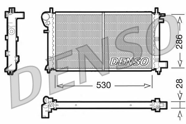 RADİATOR. ENGİNE COOLİNG PEUGEOT 106 I 91-96