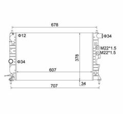 350213792003 RADYATÖR OPEL VECTRA B 31-36-38 2.0Dİ 16V 96-02