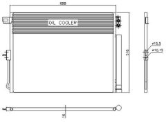 KLİMA BRAZİNG CONDENSER A/M CHEROKEE IV 2010 940411