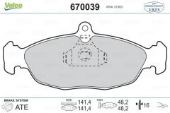 ÖN BALATA ASTRA F-CORSA A B -VECTRA A-TIGRA- 94-00 COMBO 1.4-1.6i-1.7 D 92-00 GDB1040