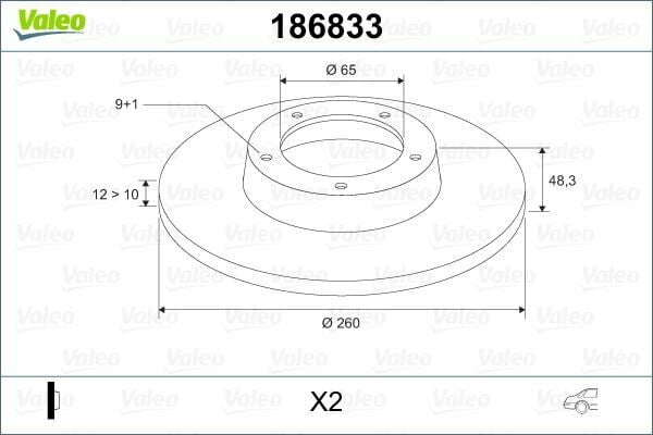 ARKA FREN AYNASI CADDY III-GOLF-V-VI-PLUS-JETTA III-ALTEA 04 A3 03 TOLEDO III-OCTAVIA 04 256x12x9DL
