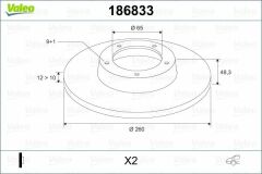ARKA FREN AYNASI CADDY III-GOLF-V-VI-PLUS-JETTA III-ALTEA 04 A3 03 TOLEDO III-OCTAVIA 04 256x12x9DL
