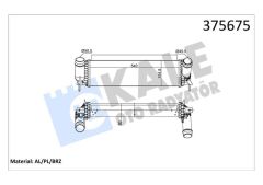 TURBO RADYATÖRÜ INTERCOOLER NISSAN NAVARA NP300 2.3 DCI 15 MERCEDES X-CLASS 2.3 3.0D 15 BRAZING 80MM