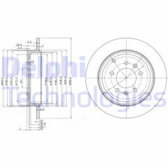 FREN DİSKİ ÇİFTLİ PAKET . DELİKSİZ ARKA PEUGEOT 607 2000