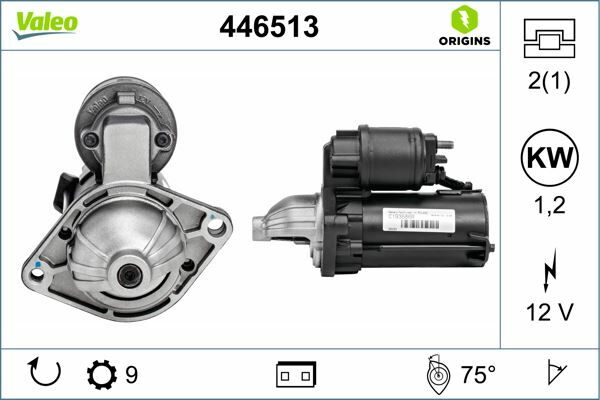 MARŞ MOTORU 12V 9DİŞ 1.3KW ASTRA J-CHEVROLET AVEO 1.3D 11