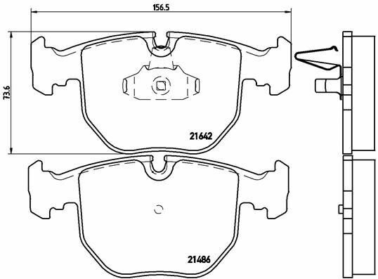 ÖN BALATA P206-P207-P208-P307-C2-C3-C4-ÖN BALATA BMW E39 520İ 520D 530 535 540 X5 E53 3.0