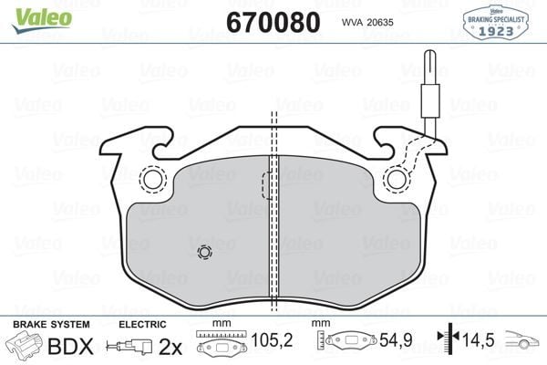 ÖN BALATA RENAULT R5 72 85 CLIO I 91 98 EXPRESS 85 92 TWINGO I 93 07 FİŞLİ