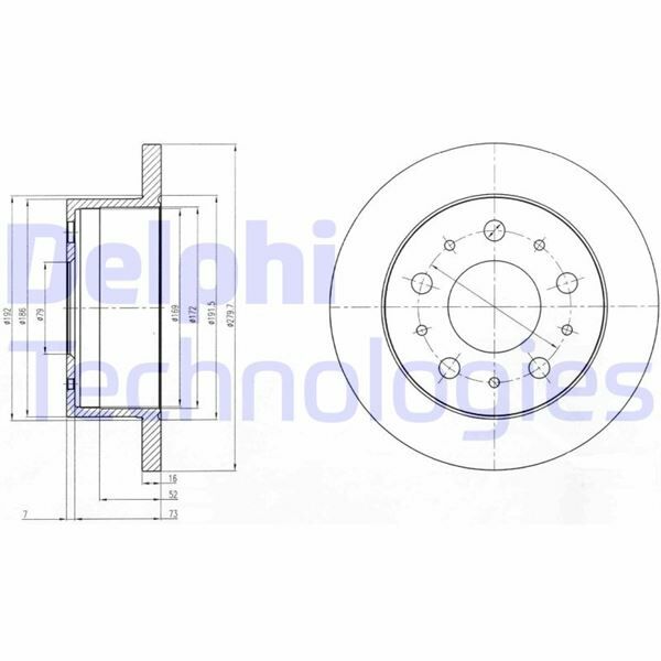 ARKA FREN DISKI FIAT DUCATO 06 BOXER 06 JUMPER 06 2.0 HDI 2.2HDI-3.0HDI 280x16x5DL