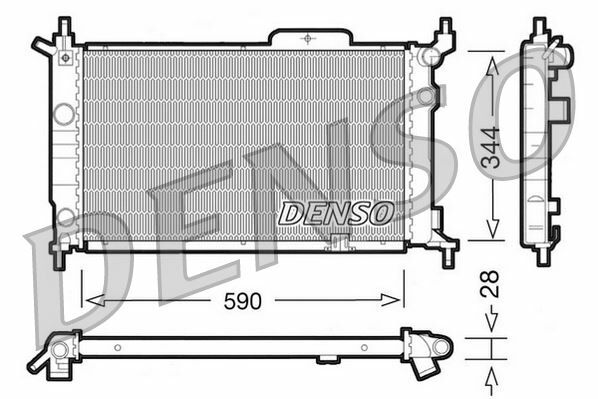 RADİATOR. ENGİNE COOLİNG OPEL ASTRA F 91-01