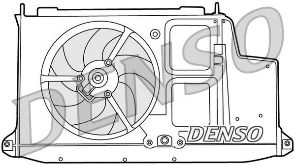 FAN. RADİATOR PEUGEOT 206 98-12