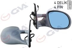 DIŞ DİKİZ AYNASI SAĞ 3 SERIES E36 M3 93-00 ELEKTRİKLİ ISITMALI MAVİ CAM KONVEKS ASTARLI