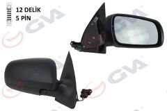 DIŞ DİKİZ AYNASI SAĞ FABIA 98 ELEKTRİKLİ ISITMALI KONVEKS 5 FİŞ VM-604EHR