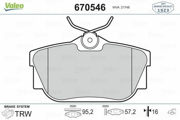 ARKA FREN BALATASI RENAULT TRAFIC II 06 TRAFIC III 15 OPEL VIVARO A 06 VIVARO B 15