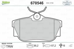 ARKA FREN BALATASI RENAULT TRAFIC II 06 TRAFIC III 15 OPEL VIVARO A 06 VIVARO B 15
