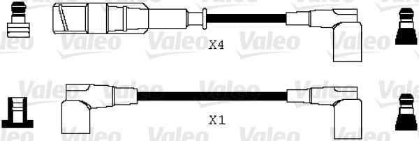 ATESLEME KABLOSU SETI MERCEDES M102 M111 W201 W123 C123 W124 C124