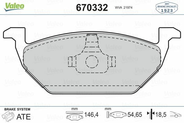 GDB1357 ÖN BALATA GOLF IV BORA 97-6.05 POLO 99 OCTAVIA 97 LEON TOLEDO 99-06 IBIZA 02 AUDI