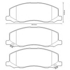 ÖN BALATA INSIGNIA 2.0T-2.8 V6 T-2.0 CDTI 08 13 SAAB 9.5 10 18 JANT