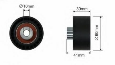 EKSANTRİK GERGİ RULMANI P307-308-407-508-607-807-EXPERT-C4-C5-C6-C8-JUMPY-SCUDO-FOCUS II-III 2.0HDI