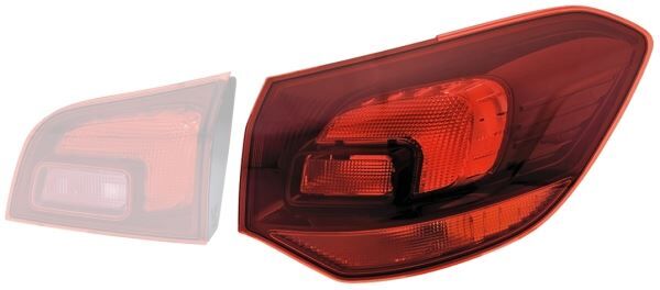 KOMPLE ARKA LAMBA OPEL ASTRA J SPORTS SAĞ GM 13336327