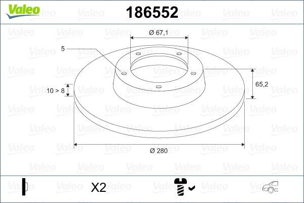 FREN DISKI ARKA MERCEDES VITO W638 96 03