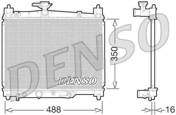 RADİATOR. ENGİNE COOLİNG TOYOTA YARIS 99-05