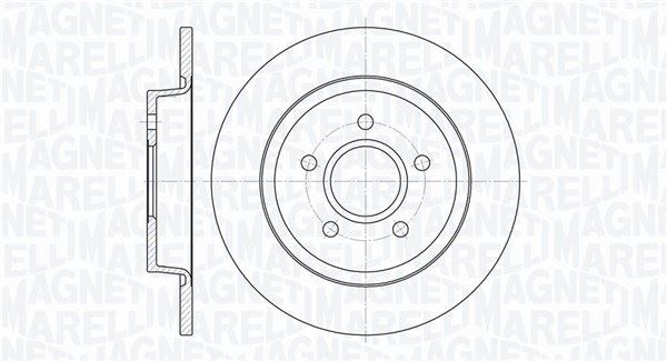 ARKA FREN DISKI AYNA FOCUS II04 11 C-MAX 07 09 VOLVO V50 04 12 C30 06 12 C70 II 05 13 S40 II 04 04 12 17 JANT - 16 JANT DÜZ 280mm 5 BİJON