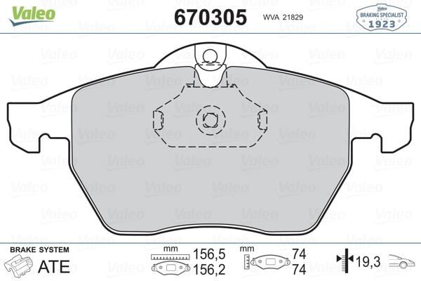 ÖN BALATA VECTRA B.2.0ı.2.5ı V6 96/7.03 SAAB 900 II 93/2.98 9.3 9.5 98-03