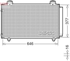 CONDENSER. AİR CONDİTİONİNG TOYOTA COROLLA E12 01-07