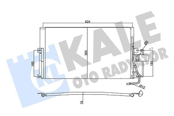KONDENSER OPEL VECTRA B 99- AL/AL