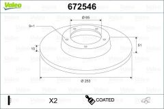 FREN DİSKİ ARKA SEAT LEON-CADDY-GOLF-OCTAVIA II-JETTA IV FREN DİSKİ BİNEK