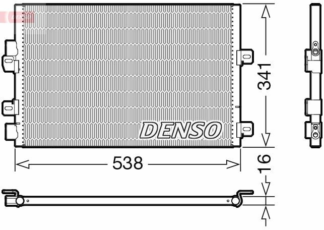 CONDENSER. AİR CONDİTİONİNG RENAULT KANGOO 97-