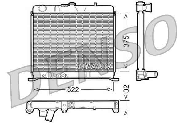 RADİATOR. ENGİNE COOLİNG PEUGEOT 504 68-89