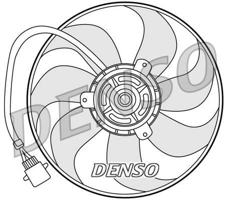 FAN. RADİATOR SKODA FABIA I 6Y 99-08