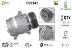 KLIMA KOMPRESÖRÜ RENAULT MASTER II 01 06 MEGANE I 96 03 TRAFIC II 01 06 OPEL MOVANO A 01 06 VİVARO A 01 06 1.9dCi 2.0 16V 2.2dCi 2.5dCi
