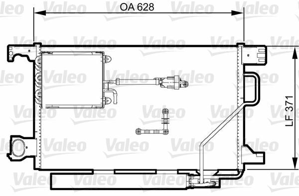 KONDENSER MERCEDES C Class 203 2004 C270 CDI