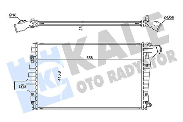 İNTERCOOLER A3-A6-TT2.5 TDI 01 04