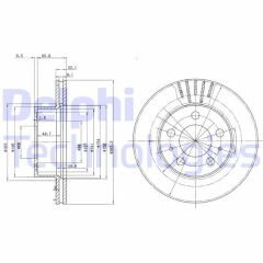 ÖN FREN DİSKİ AYNA VOLVO 240. 260 74 94