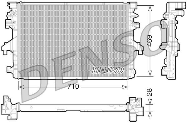 RADİATOR. ENGİNE COOLİNG VW MULTIVAN V 7H. 7E 03-15