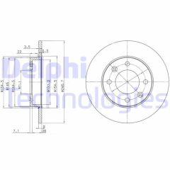 ARKA FREN AYNASI PARTNER-BERLINGO 96 P307 00 1007 1.6 07 C3 02 C2 03 XSARA 99 247x9x4DL